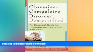 FAVORITE BOOK  Obsessive-Compulsive Disorder Demystified: An Essential Guide for Understanding