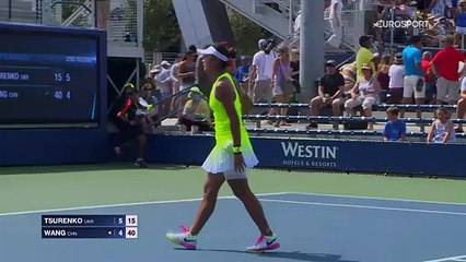 ABD Açık: Lesia Tsurenko - Yafan Wang (Özet)