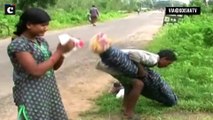 WATCH: Man carries wife’s body on shoulders for 10 kms
