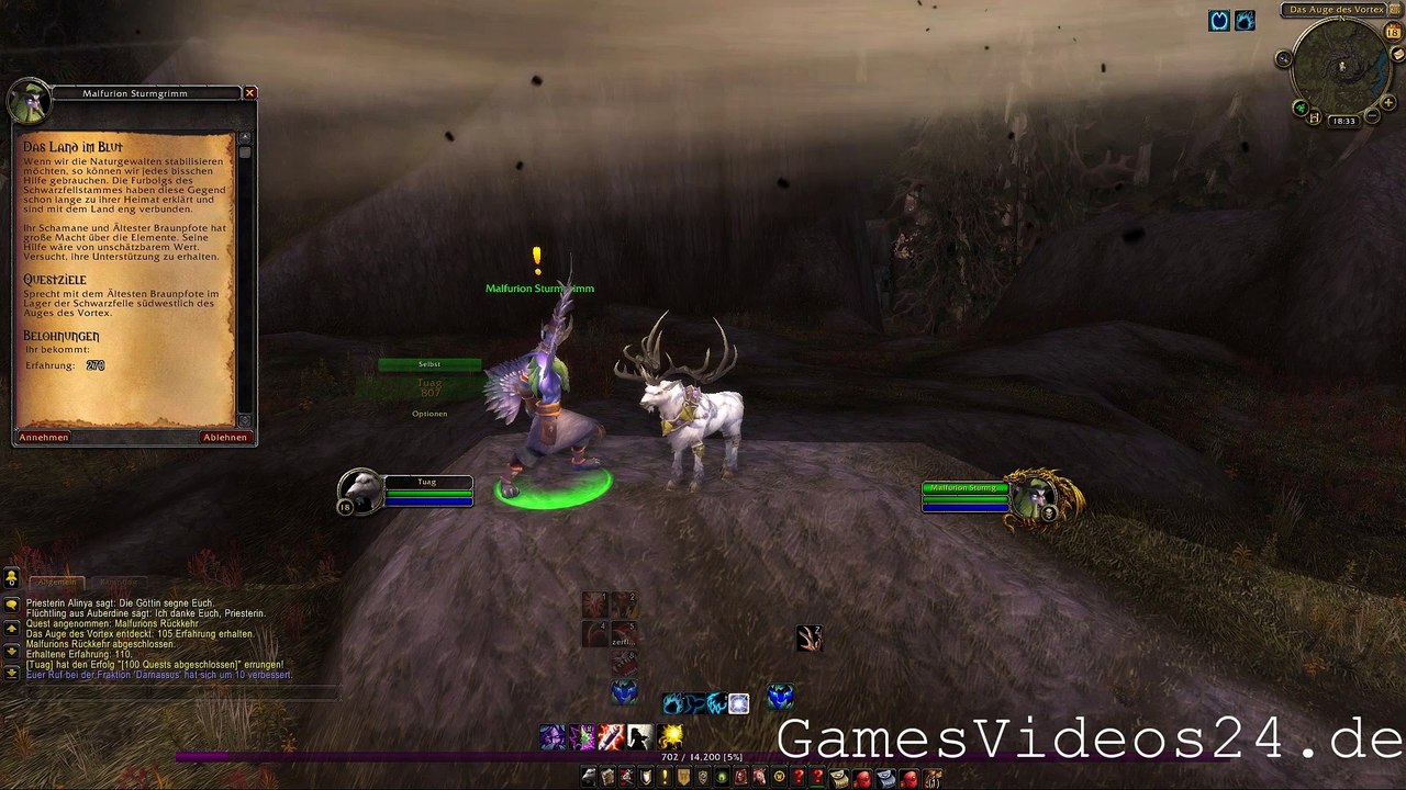 World of Warcraft Quest: Das Land im Blut (Allianz)