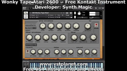 Kontakt Library - Wonky Tape Atari 2600 - vstplanet.com