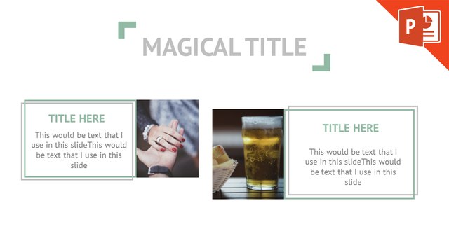 Clean powerpoint slide template for any presentation | powerpoint tutorial