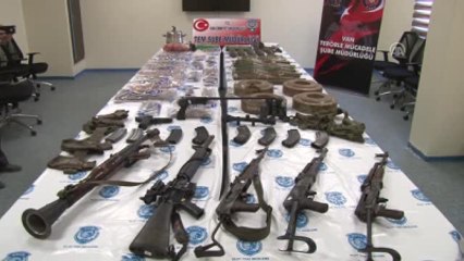 Van'daki Terör Saldırısı - Ele Geçirilen Mühimmatlar