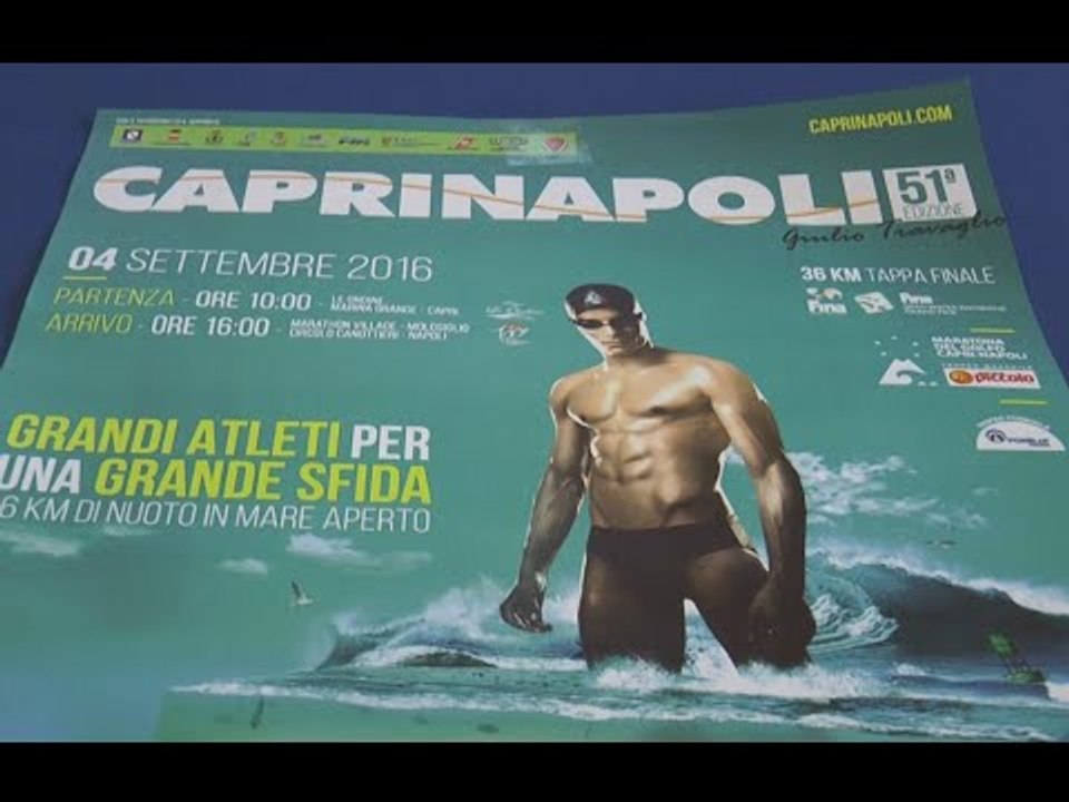 Napoli - Presentata la 51esima Maratona del Golfo Capri-Napoli (31.08.16)