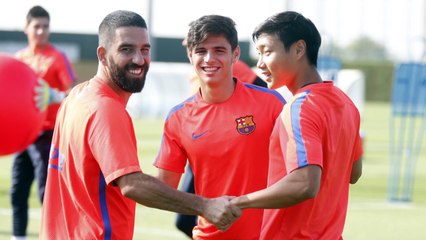 FC Barcelona training session: Last session of the week