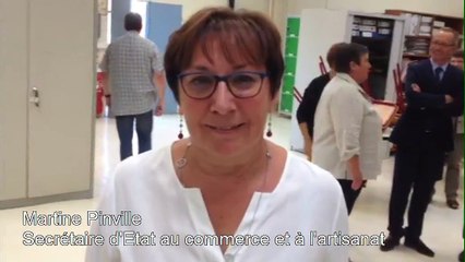 Martine Pinville à propos d'Emmanuel Macron