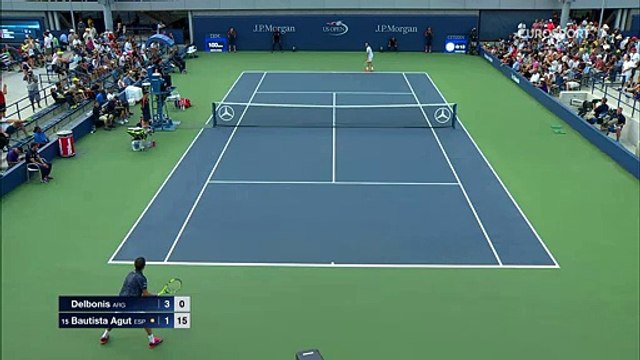 ABD Açık: Federico Delbonis - Rober Bautista Agut (Özet)
