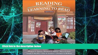 Big Deals  Reading and Learning to Read (8th Edition)  Best Seller Books Best Seller