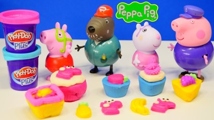 Play Doh Sundace - Create sundace cart cups ice cream with peppa pig español toys - Fun video for kids