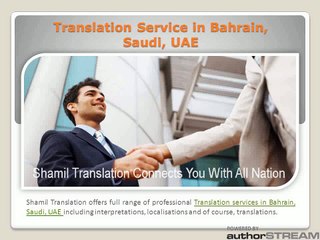 German Translation, Proofreading Service in Bahrain