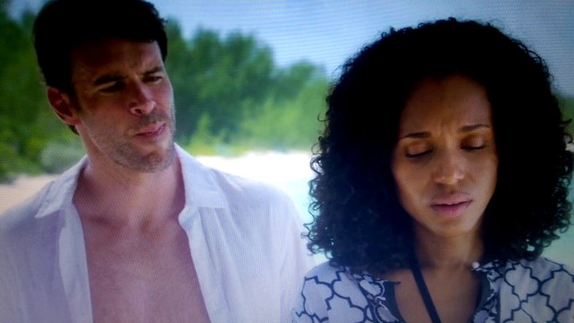 SCANDAL S3 Kerry Washington as Olivia as Julia Baker & Jake + SUNNY By Bobby Hebb.