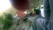 Brave Driver At Northern Areas Keeps A Giant Truck From Falling Off The Mountain's Edge