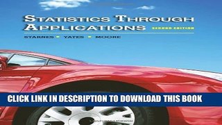 [PDF] Statistics Through Applications Full Colection