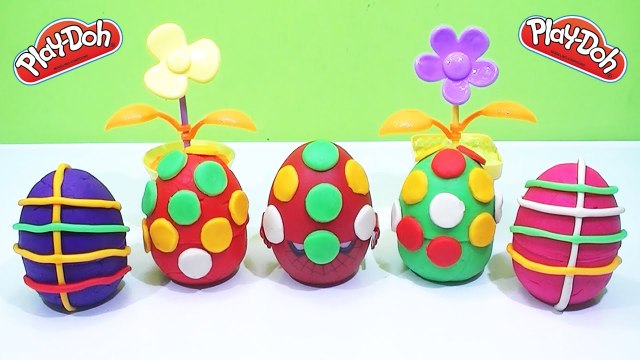 Play Doh Lego Eggs - Kinder Surprise Eggs Peppa Pig toys , Minions Fun video for kids