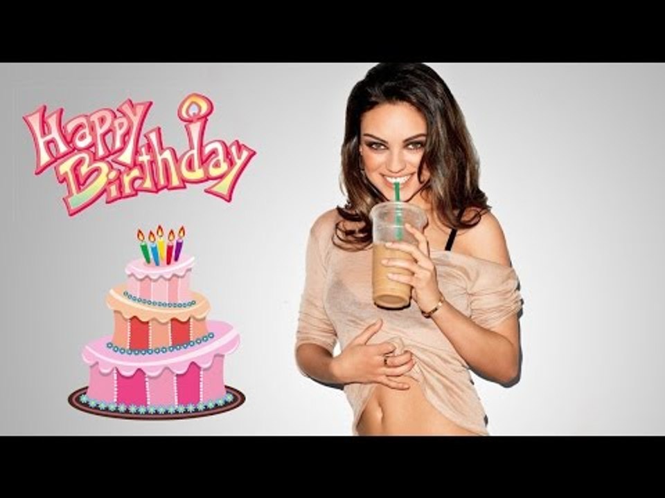 Mila Kunis: Mrs. Ashton Kutcher Turns 32 — Happy Birthday