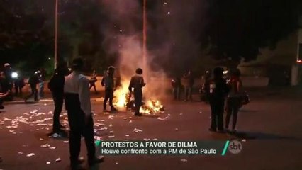 Download Video: Manifestantes contrários ao impeachment vão às ruas de São Paulo