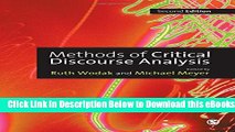[Reads] Methods for Critical Discourse Analysis Online Ebook