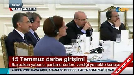 Başbakan Uluslararası Parlamenter Asamble Başkanlarını ağırladı