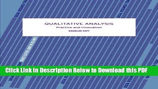 [Read] Qualitative Analysis (Social Research Today) Full Online