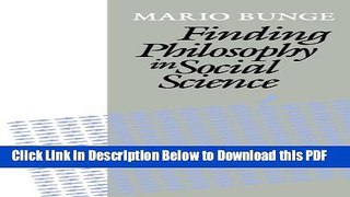 [Read] Finding Philosophy in Social Science Popular Online