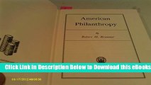 [Reads] American Philanthropy (History of American Civilization) Free Books