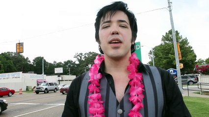 Adam Roman Cuts an ad for Elvis Week 2016