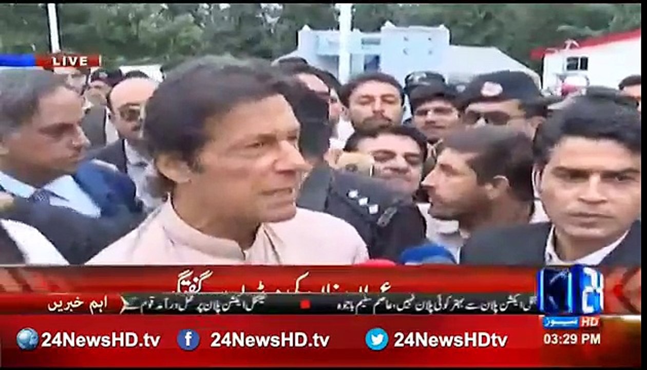 Imran Khan media talk