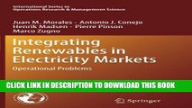 [PDF] Integrating Renewables in Electricity Markets: Operational Problems (International Series in