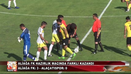Aliağa FK Hazırlık Maçında Farklı Kazandı