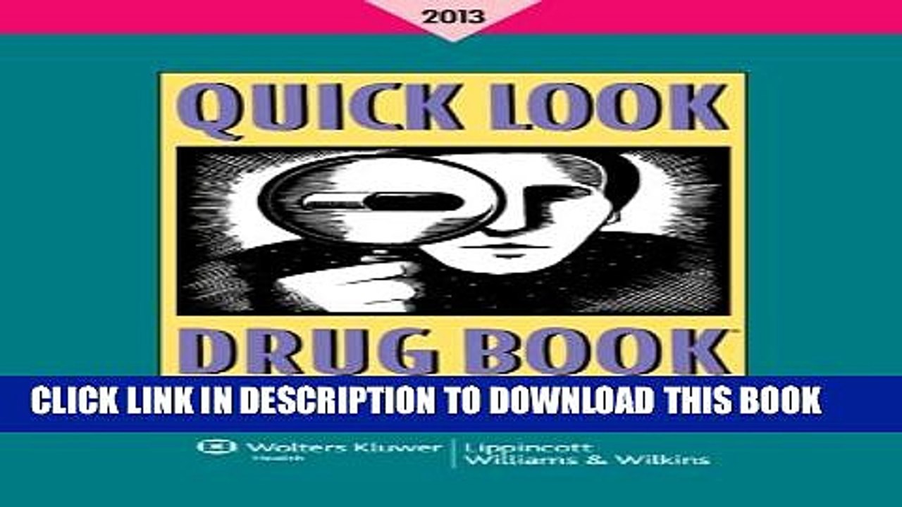 [PDF] Quick Look Drug Book 2013 Popular Colection