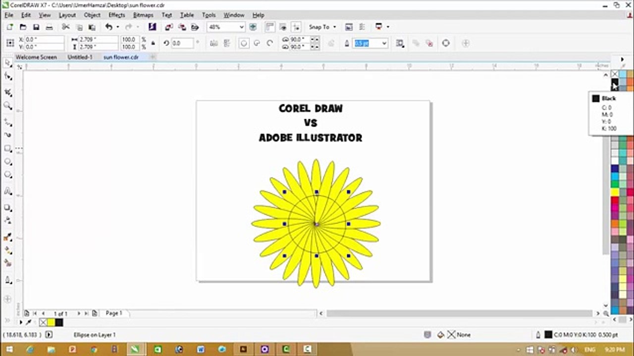Corel Draw Vs Adobe Illustrator - Repeat and Duplication Commands