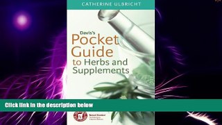 Big Deals  Davis s Pocket Guide to Herbs and Supplements  Free Full Read Most Wanted