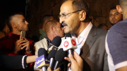 كلمة والد الشهيد بهاء عليان بعد تسلم جثمانه