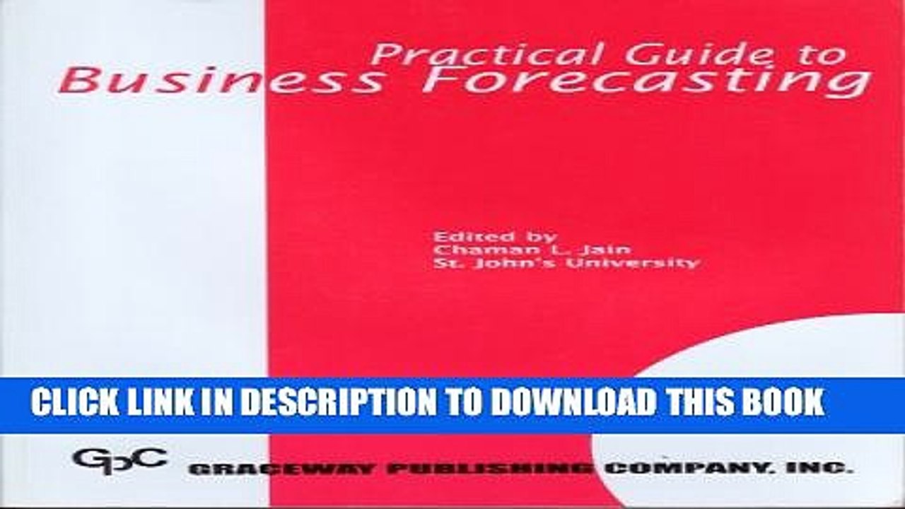 [PDF] Practical Guide to Business Forecasting [Full Ebook]