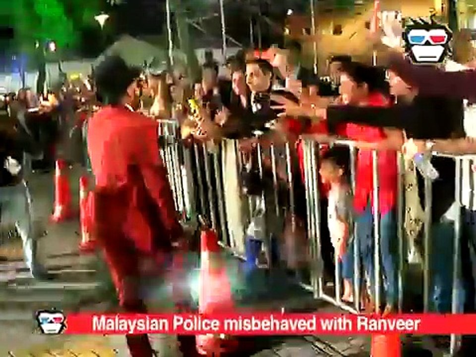 رنویر سنگھ کو ملائیشین سیاست دان کے ساتھ مذاق مہنگا پڑ گیا، دیکھئے ملائیشین پولیس نے ایوارڈز کے دوران کیا کیا ؟؟