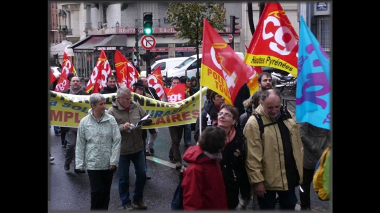 1 Manifestation Intersyndicale Pôle Emploi du 9 Septembre 2010mp4