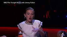 Stranger Things star Millie Bobby Brown raps Nicki Minaj's Monster verse