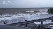 L'arrivée de l'ouragan Hermine sur les côtes américaines en vidéo