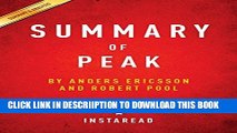 [PDF] Summary of Peak by Anders Ericsson and Robert Pool Includes Analysis Exclusive Full Ebook