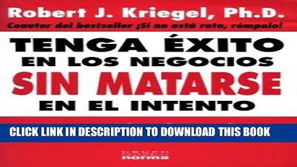 [PDF] Tenga Exito En Los Negocios Sin Matarse En El Intento (Spanish Edition) Full Online