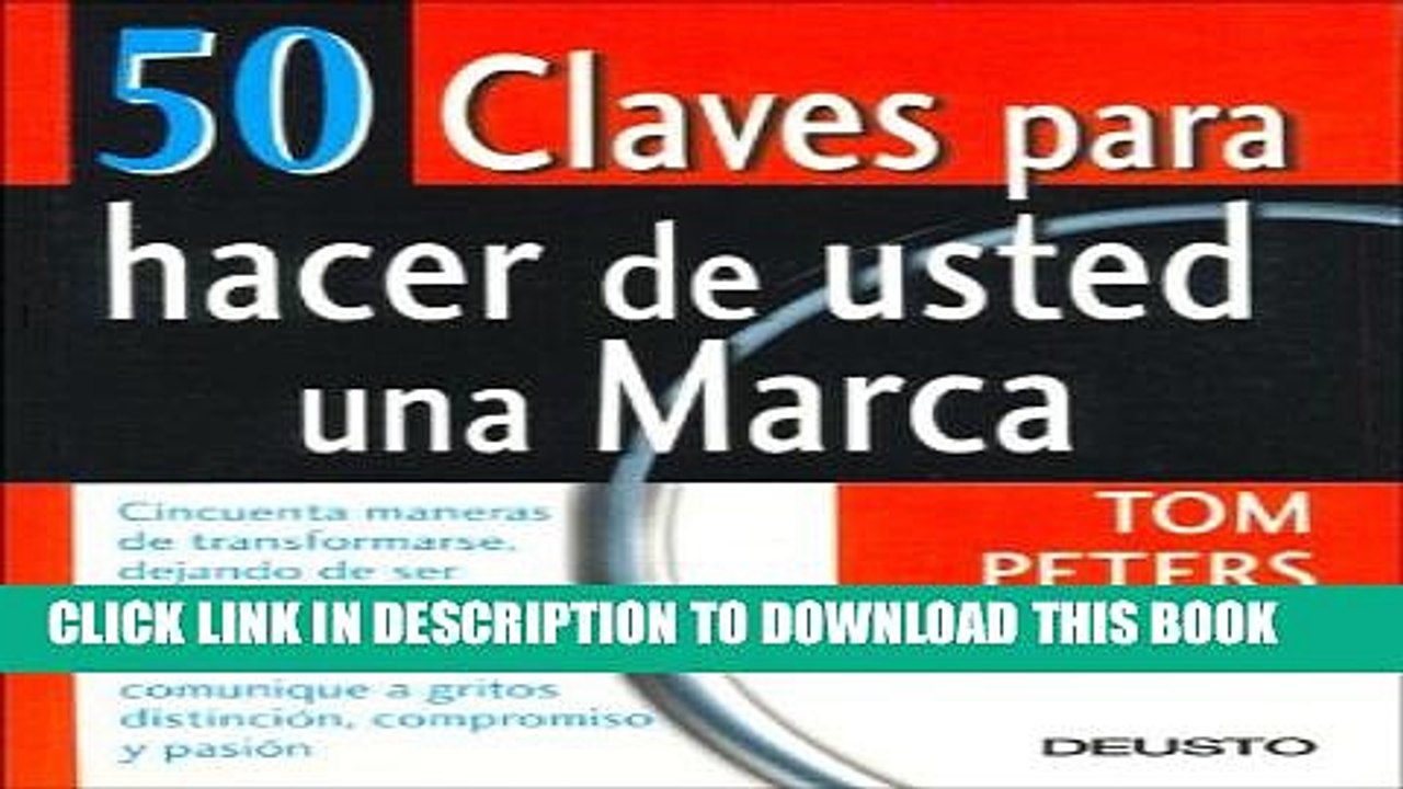 [PDF] 50 Claves Para Hacer de Usted una Marca (Spanish Edition) [Online Books]