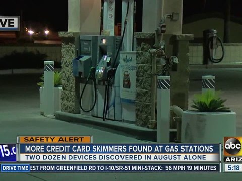 More credit card skimmers found at Arizona gas stations
