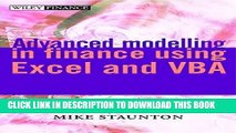 [PDF] Advanced Modelling in Finance using Excel and VBA Popular Online