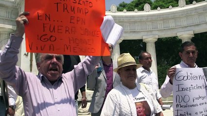 Trump au Mexique: Les USA ont le droit "de construire un mur"