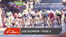 Last kilometer / Ultimo kilómetro - Etapa 12 - La Vuelta a España 2016