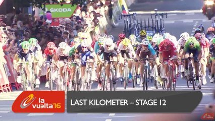 Last kilometer / Ultimo kilómetro - Etapa 12 - La Vuelta a España 2016