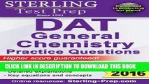 [PDF] Sterling DAT General Chemistry Practice Questions: High Yield DAT General Chemistry