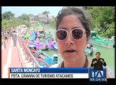 Presencia masiva de turistas en las playas de Atacames