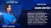 2 Eylül 2016 Cuma Bugün Gökyüzü