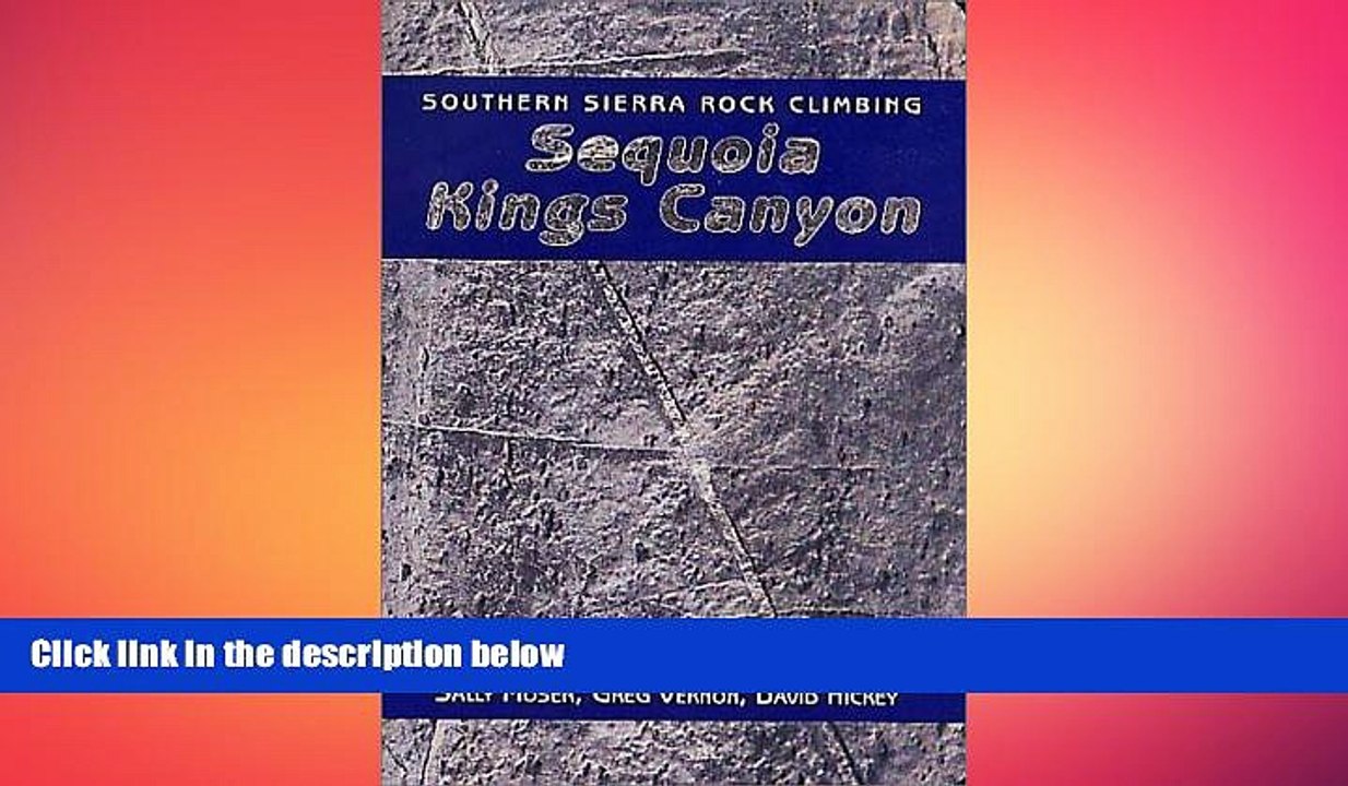 READ book  Southern Sierra Rock Climbing: Sequoia/Kings Canyon  FREE BOOOK ONLINE